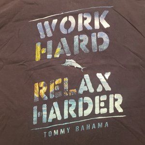 Tommy Bahama Men's 2XL Short Sleeve T-Shirt | Blue